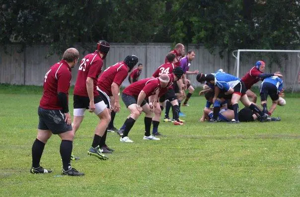 Playing rugby
