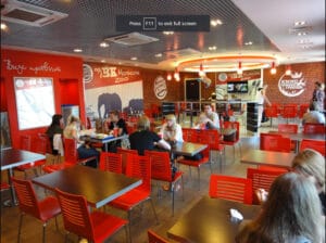 burger king localization zoo moscow interior